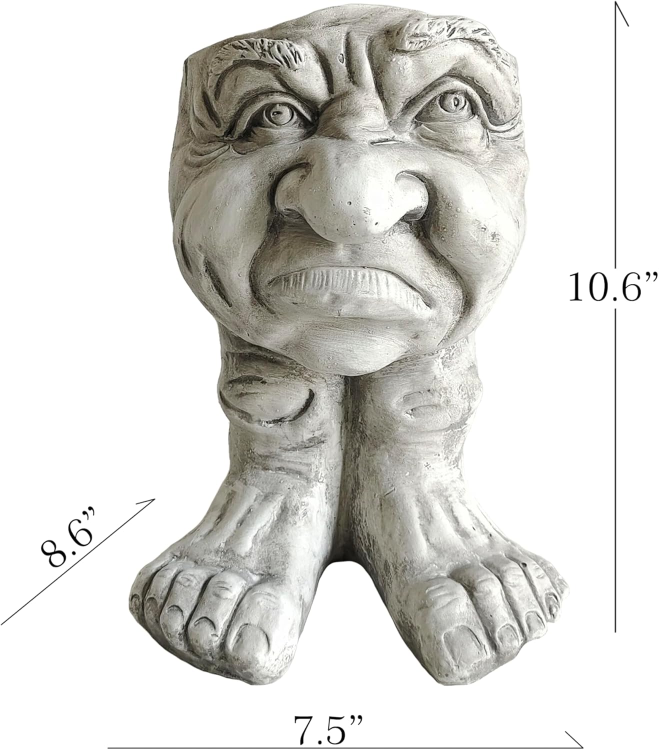 Hi-Line Gift Ltd. Laughing Greenery: Sprout Smiles with Our Hilarious Funny Man Planter Pot