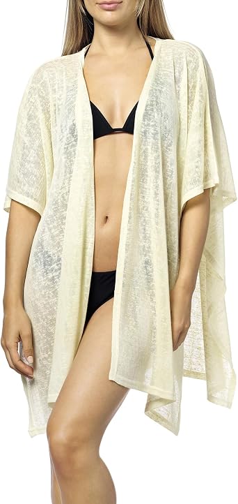 MELIFLUOS DESIGNED IN SPAIN Womens Beach Cover Up Swimsuit Kimono Pareo Sarong Beach Wear Dress for Summer