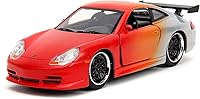 Vista 1 de Jada Pink Slips 1:32 W1 Porsche 911 GT3RS - Auto fundido a presión, juguetes para niños y adultos (imprimación rojo/naranja/plata)
