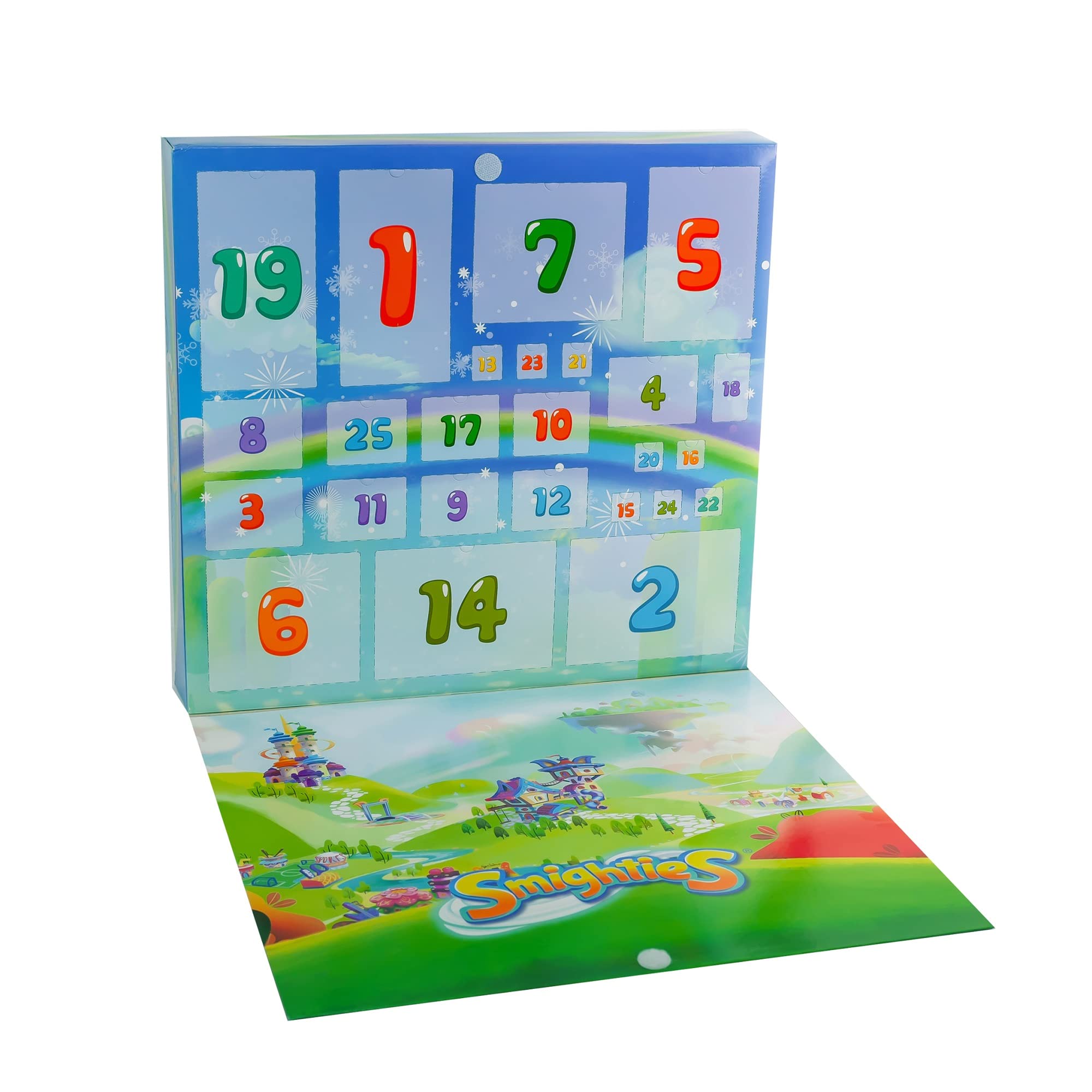 Bizak Smighties Smightiland Advent Calendar, Discover All Smighites Surprises, 24, Colourful