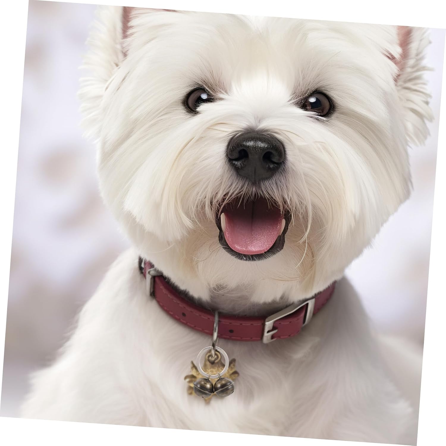 5pcs Pet Collar Hanging Bells Jiggle Bells Keychain Charm Pet Ornament Cat Dog Training