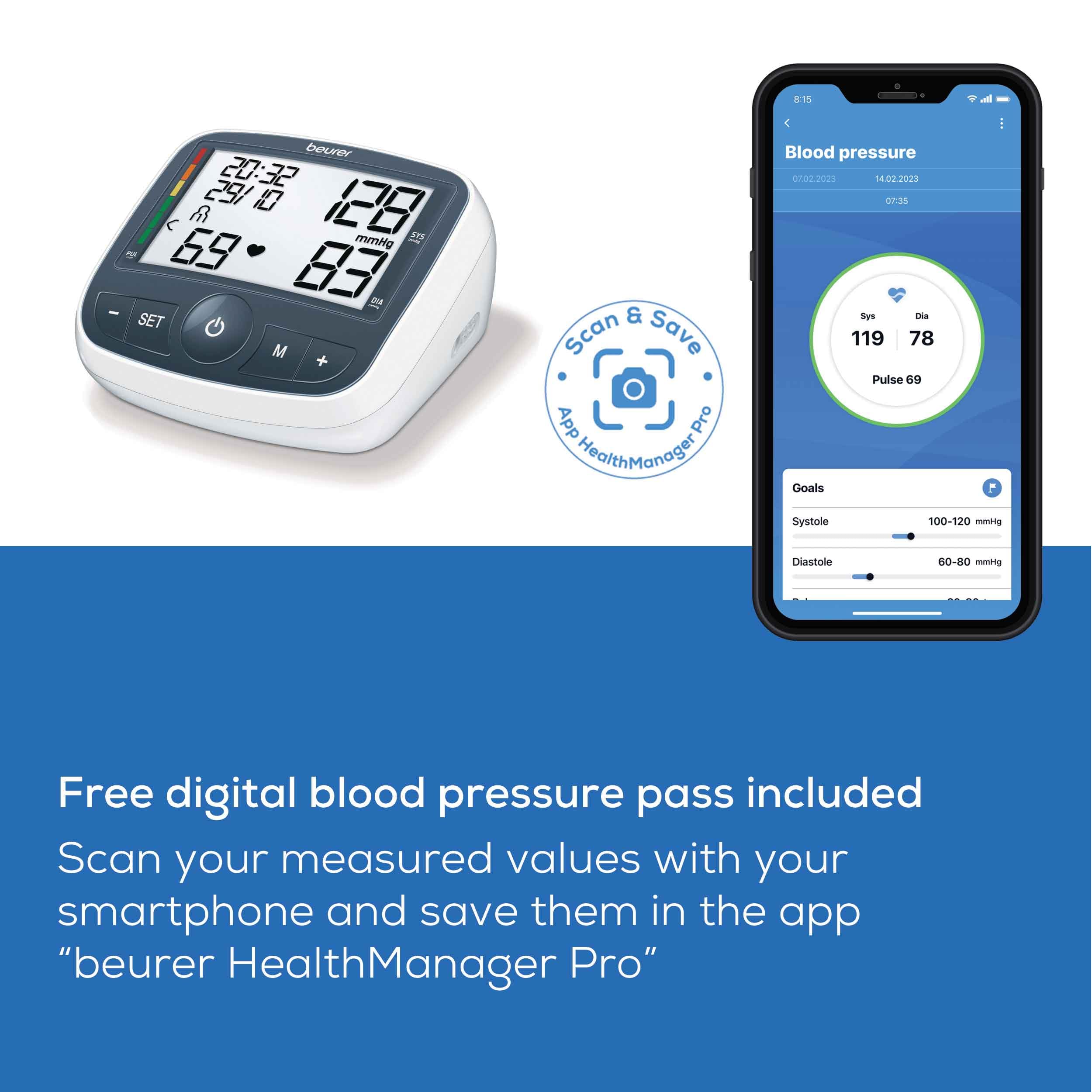Beurer - BM 40 Blood Pressure Monitor - 3 lata