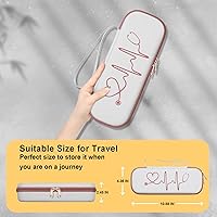 Vista 5 de BOVKE - Bolsa para estetoscopio 3M Littmann Classic III, Lightweight II S.E, Cardiology IV, MDF Acoustica Lightweight - Bolsillo extra para Blanco