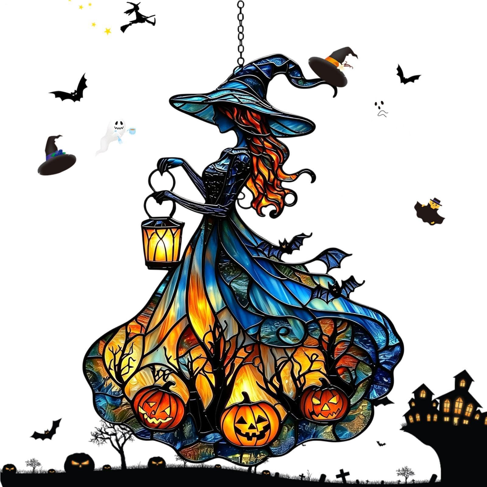 Atrapasol de Halloween acrílico 2D que decora ventanas sin peligro de rotura