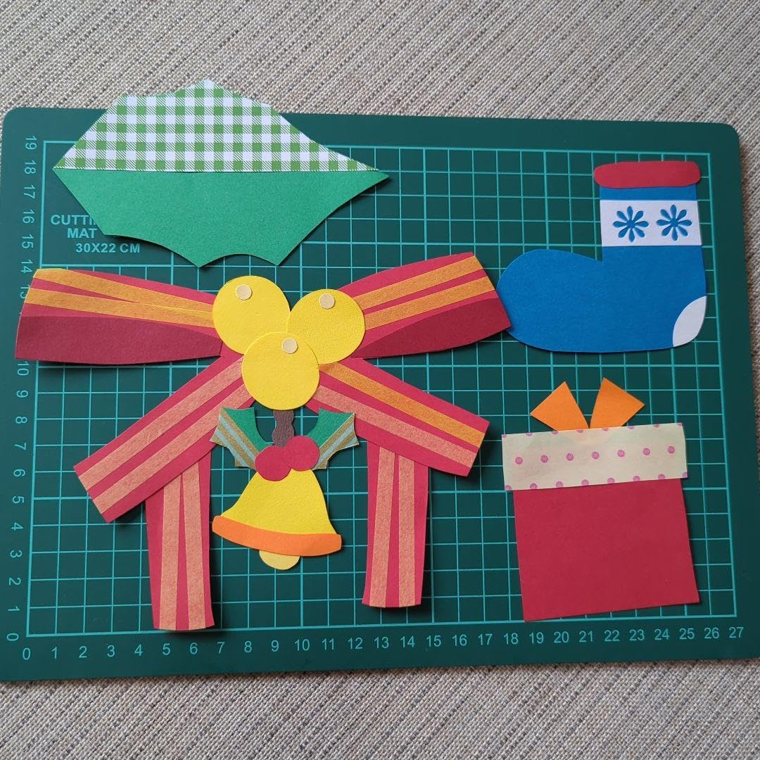 Amazon.co.jp: 壁面飾り 冬壁面 12月壁面 クリスマス壁面 リース