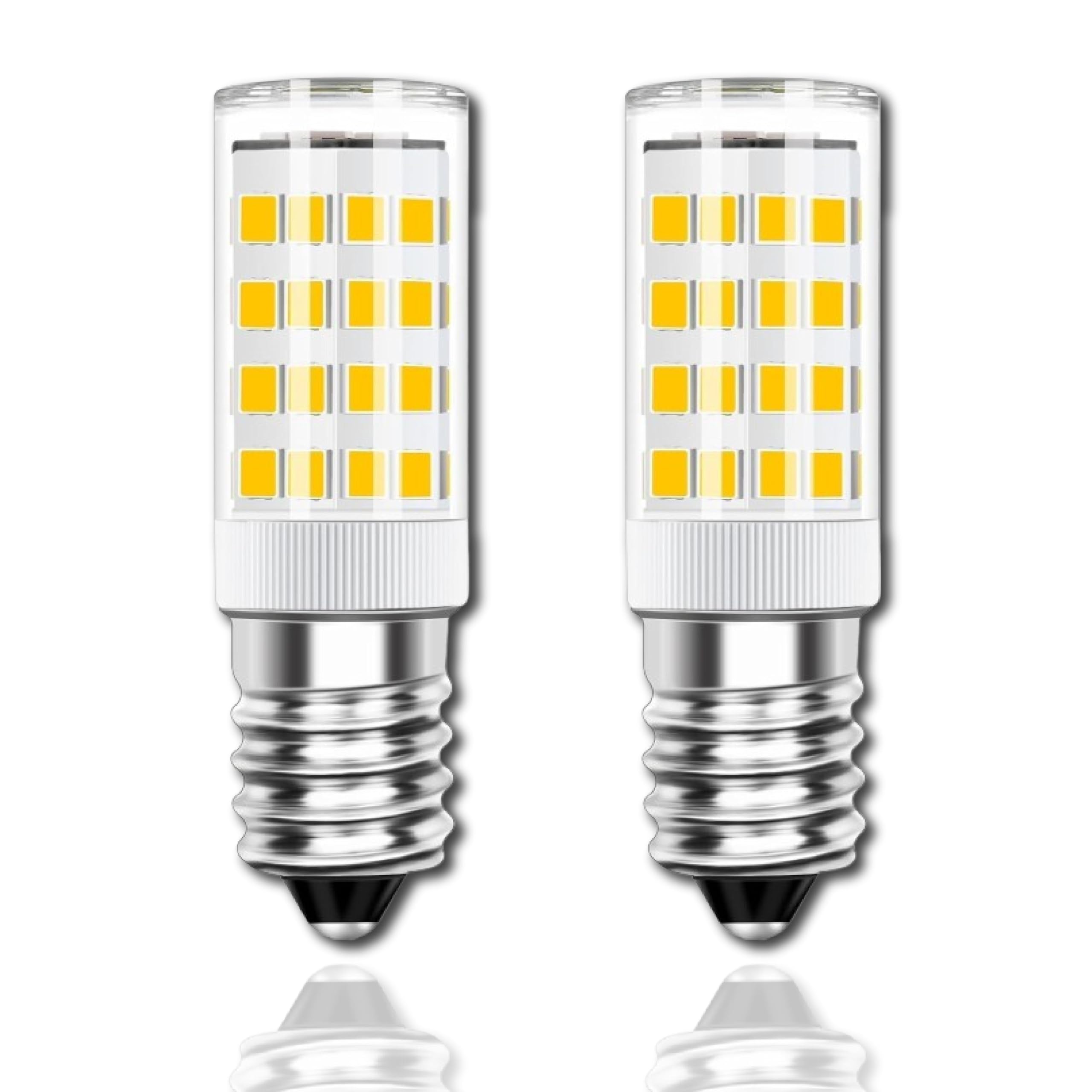 MARRTHH LED E14 Screw in Bulb, 5W 220V, 450 Lumens, for Cooker Hood, Ceiling Lamp, Sewing Machine, Refrigerator, Pack of 2 (Day Light 4000k)