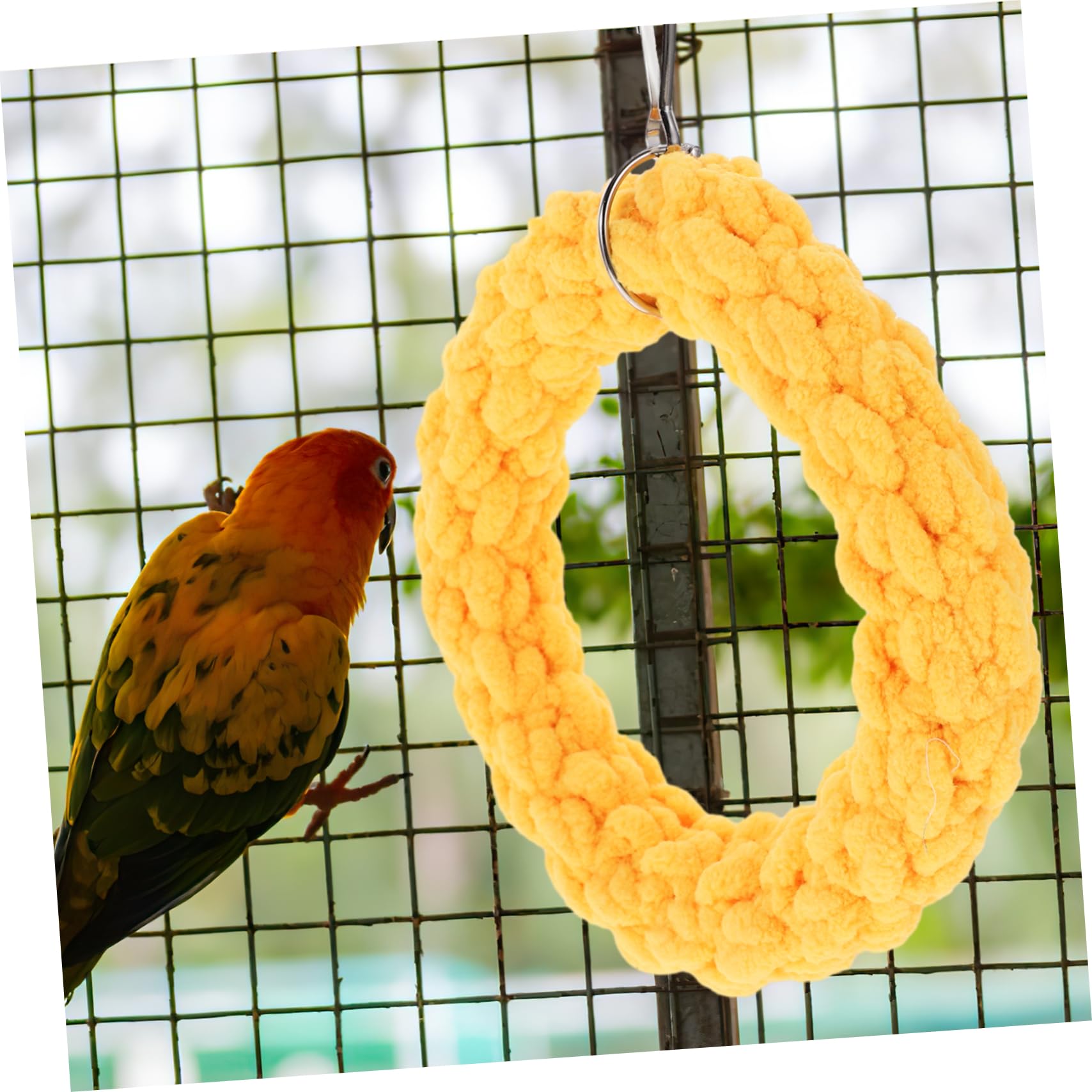 YARNOW 5 Pièces Jouet Balançoire pour Hamster Hamac Cage Calopsitte Accessoires pour Cages pour Hamsters L'oiseau des Cordes Perroquet Jouets La Balançoire Corde De Coton Xuan Feng