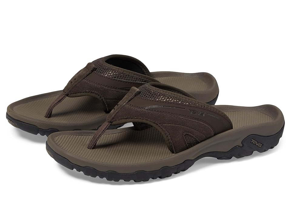Teva Pajaro (Turkish Coffee) Men's Toe Open Shoes INTERNATIONAL SHIPPING