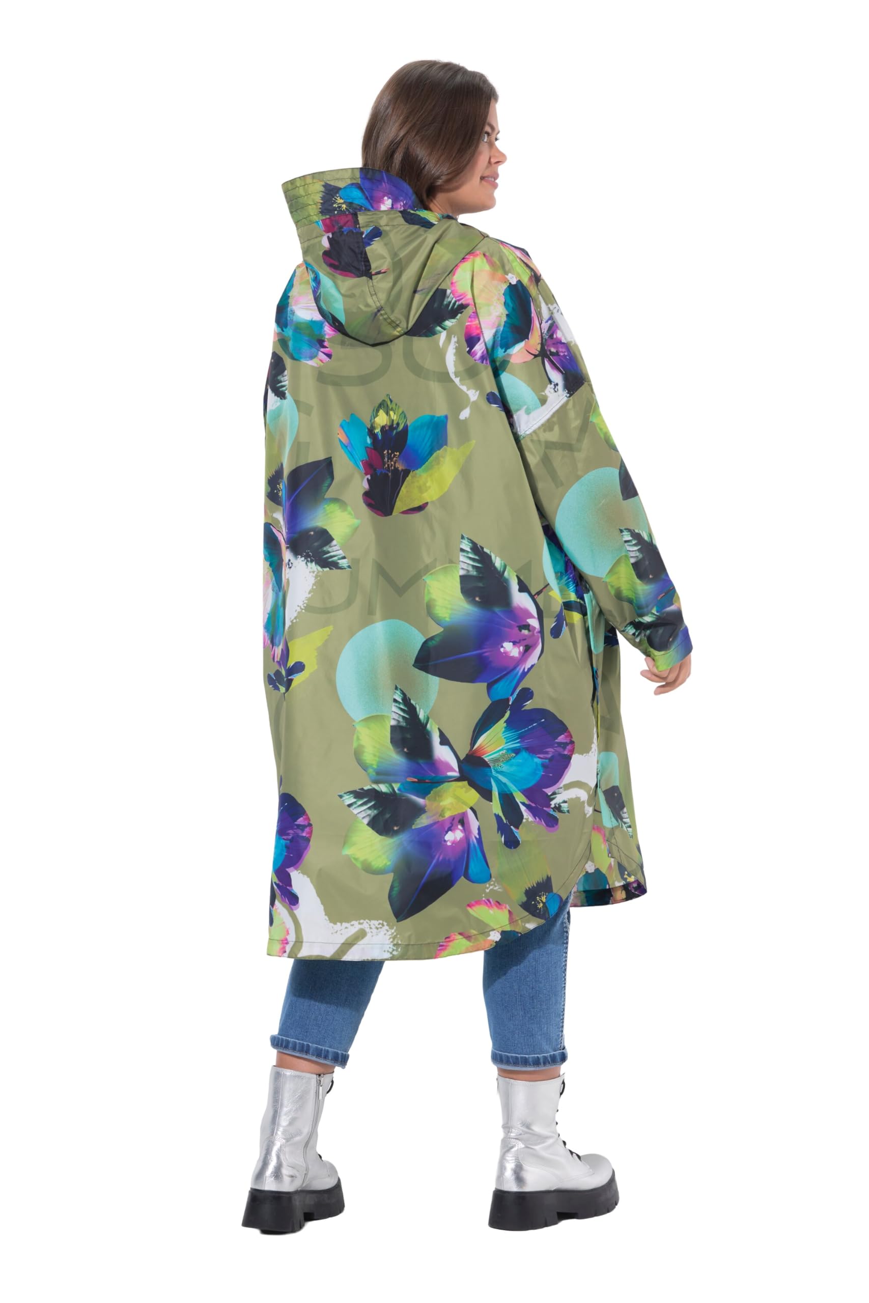 Laurasøn Funktions-Regencape Unisex Print Kapuze 845090
