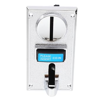 ULTECHNOVO Multi-Currency Coin Selector for Vending Machines and Arcade Games Roll Down Mechanism for Accurate Coin Recognition and High Strength Compatibility with Various Tokens