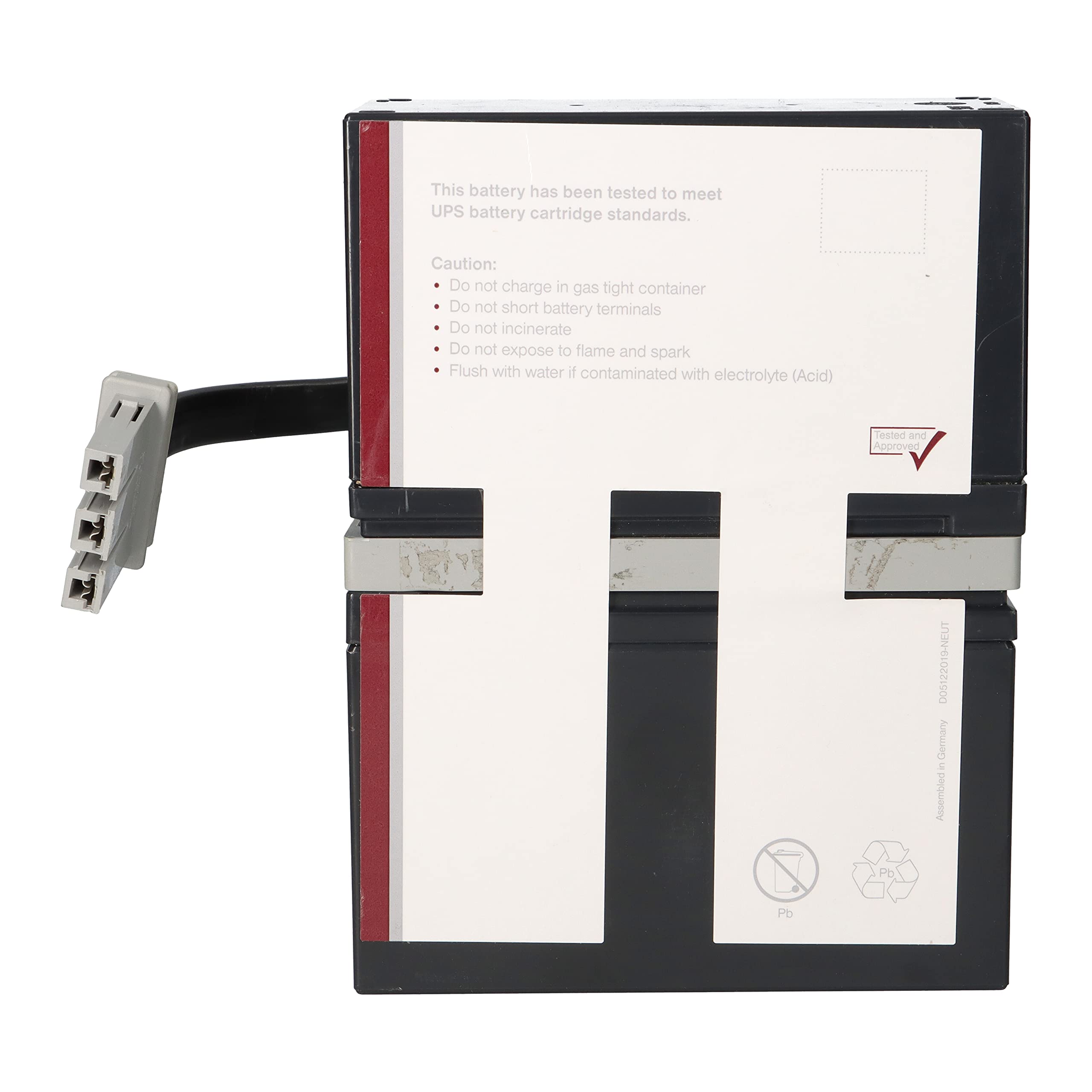 Batería compatible con APC Smart UPS SC 1000 y APC Back UPS RS 1500 RBC33 RBC 33
