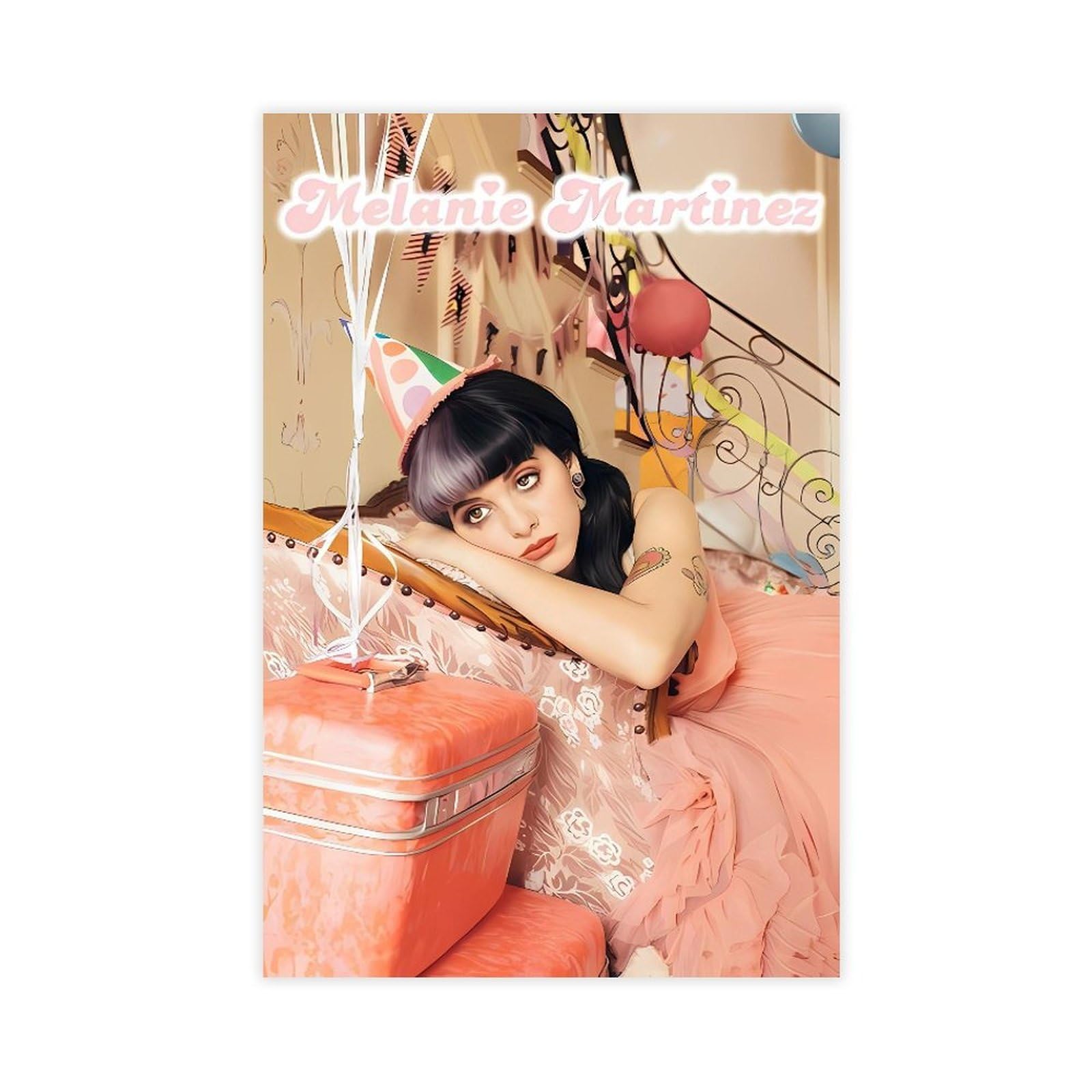 hlacr Melanie Adele Martinez (5) Canvas Poster Wall Art Decor Print Picture Paintings for Living Room Bedroom Decoration 08x12inch(20x30cm)