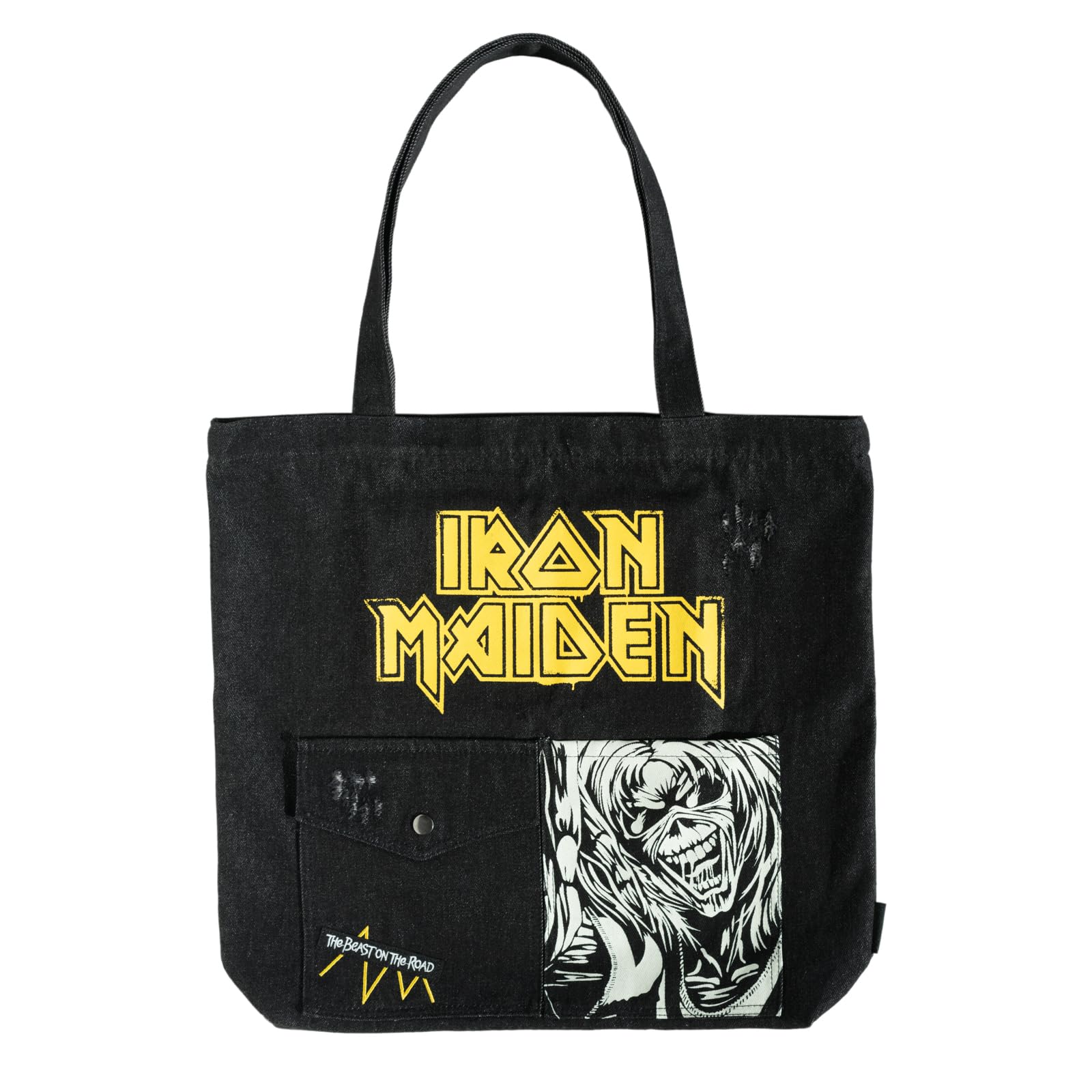 Grupo Erik Tote Bag Iron Maiden Katoenen Draagtas Boodschappentas Lang Handvat 40 X 42 10 Cm 752615673