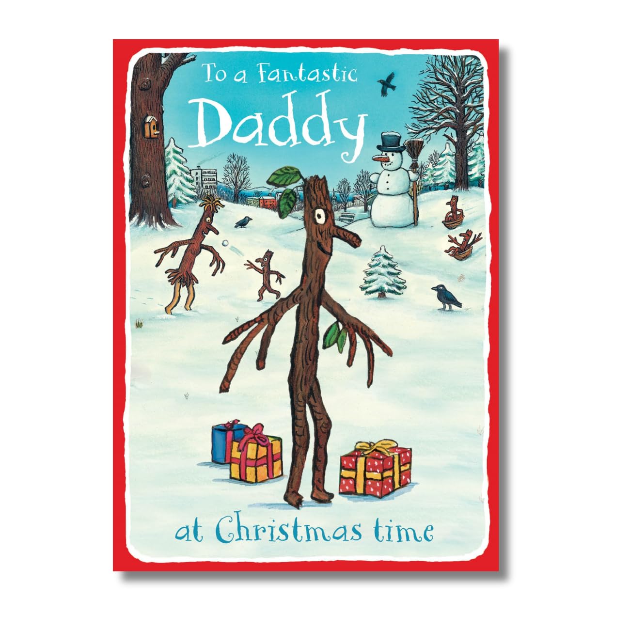 The Gruffalo Danilo Promotions Ltd Official Christmas Card for Daddy, Daddy Christmas Card