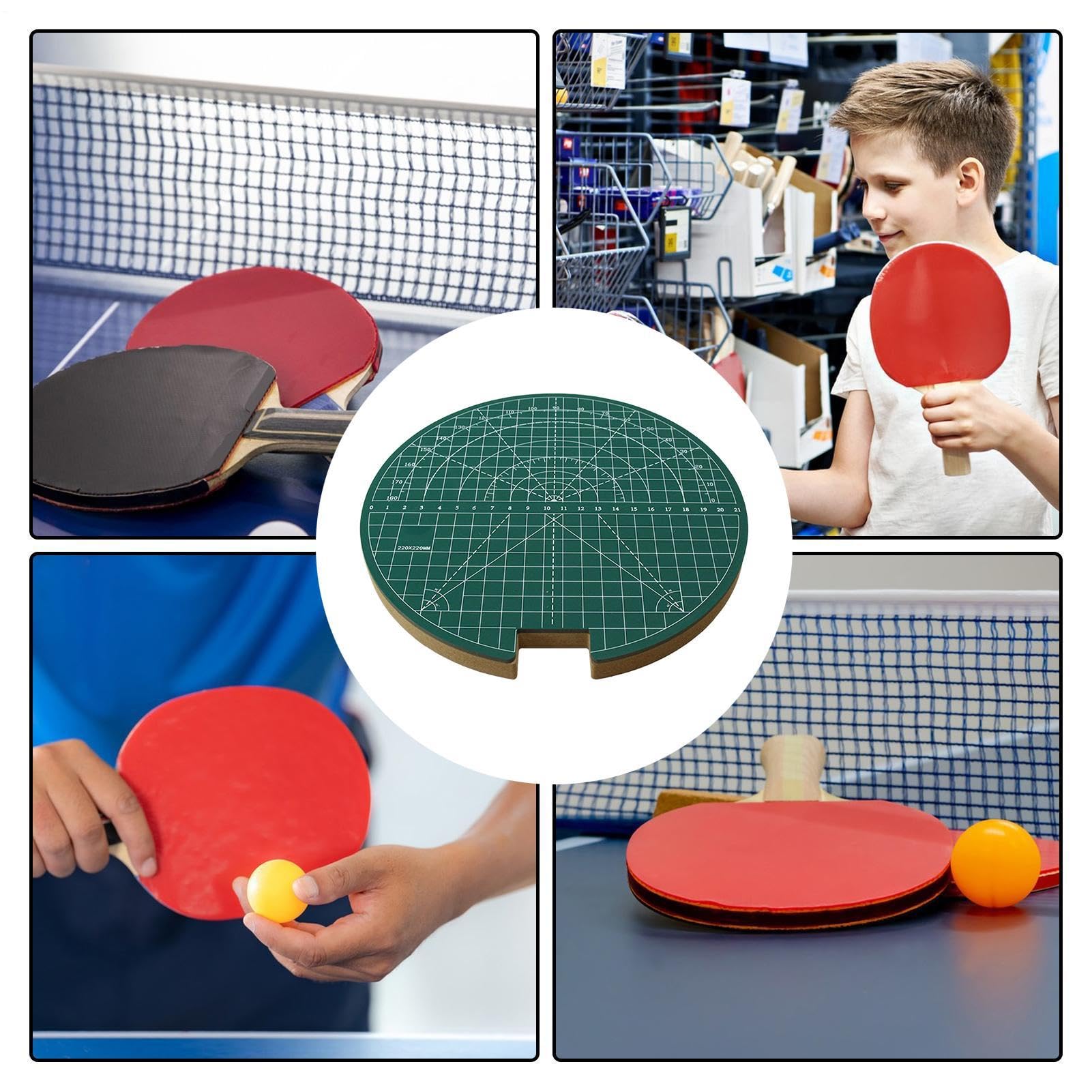 Zasdvn Cortador de Palas de Tenis de Mesa,Banco de Trabajo para Recorte | Herramienta de Corte para Palas - para Adultos, Jóvenes, Estudiantes, Principiantes y Deportistas — view 4