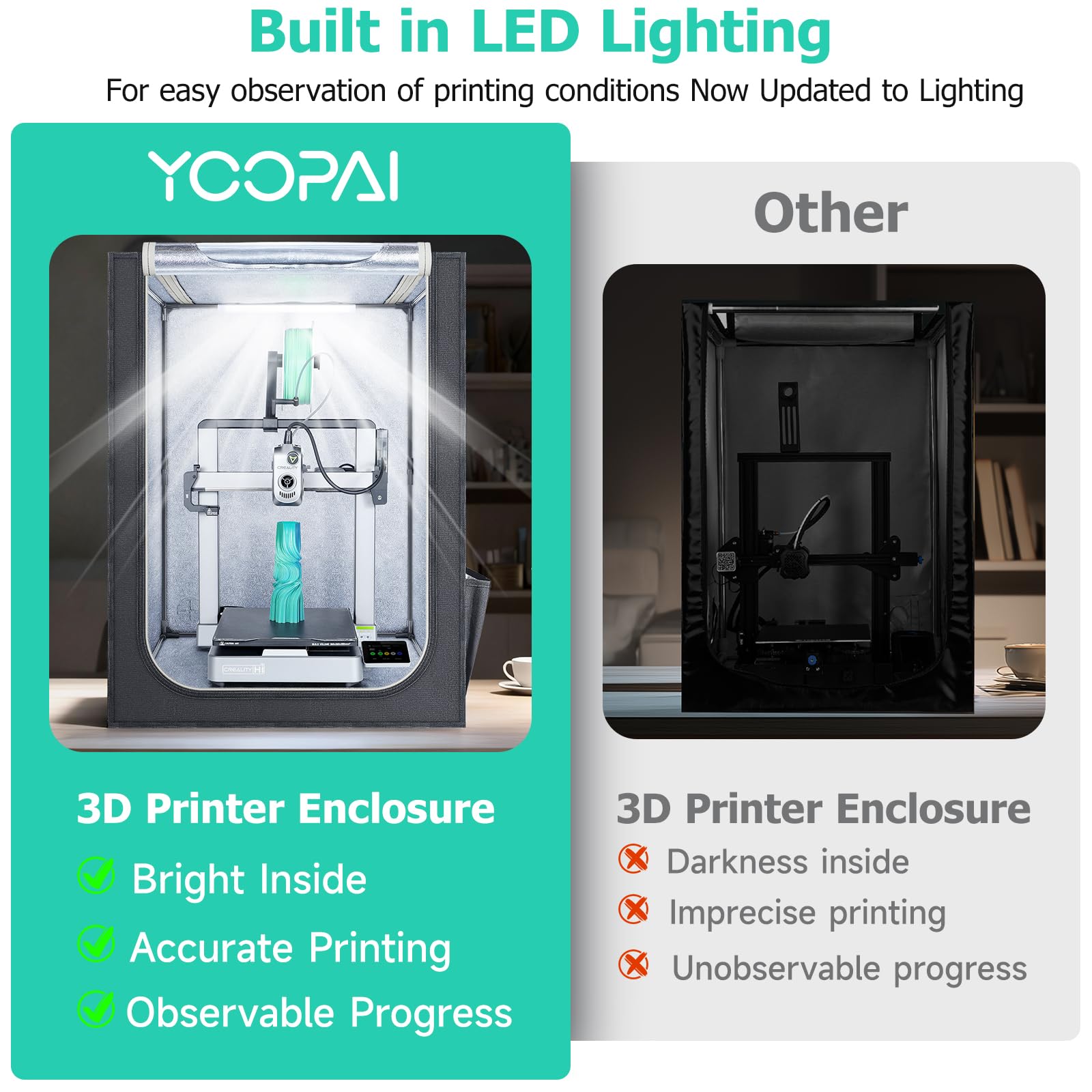 Creality 3Dプリンター 本体 エンクロージャー付き Amazon.co.jp: YOOPAI 3Dプリンターエンクロージャ Creality Hi/Hi