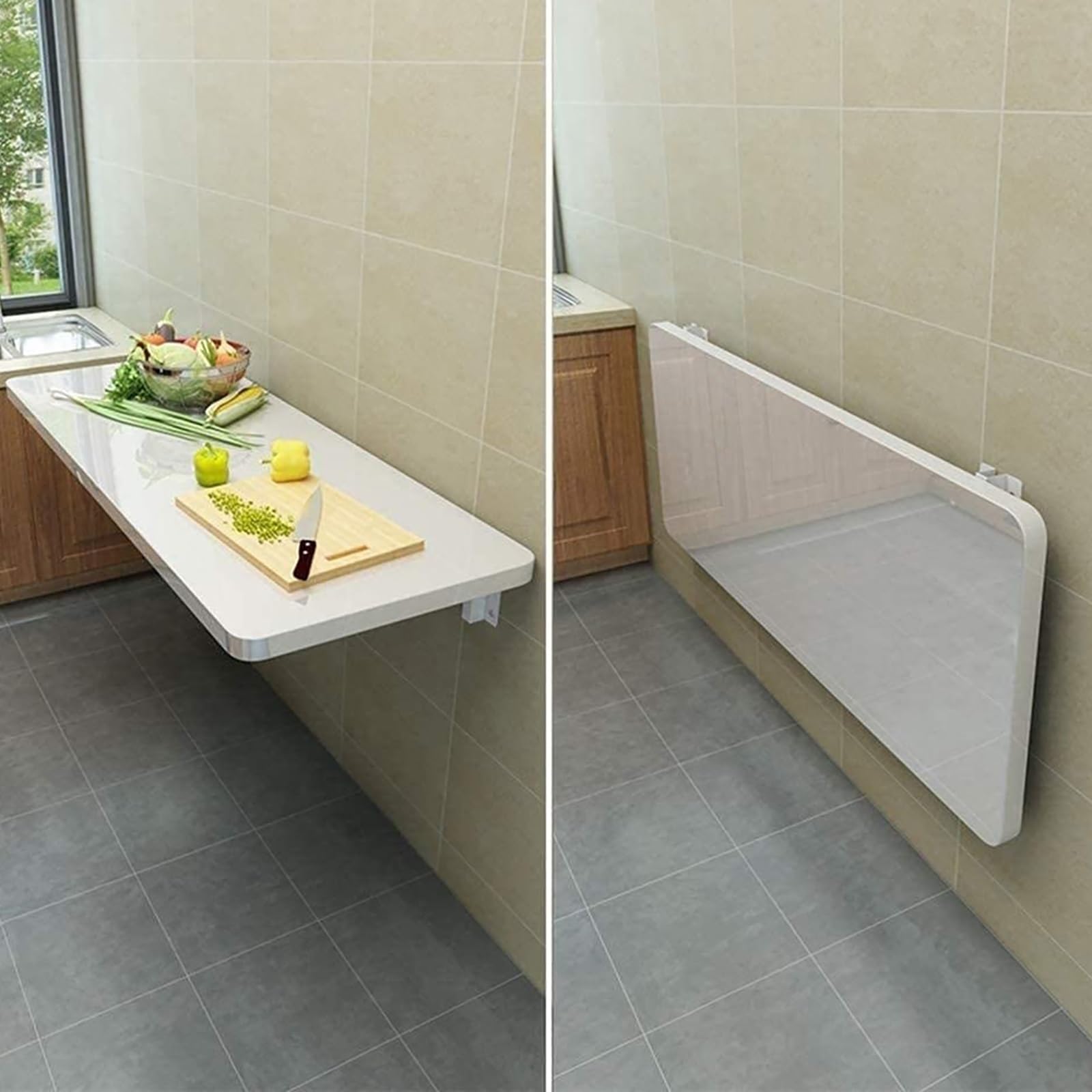 Organizzatore salvaspazio multifunzionale bianco, facile installazione, perfetto per piccoli spazi e dormitori