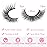 Wispy Mink Lashes 14mm 3D False Eyelashes Natural Look Cat Eye Short Strip Lashes Pack by Kiromiro
