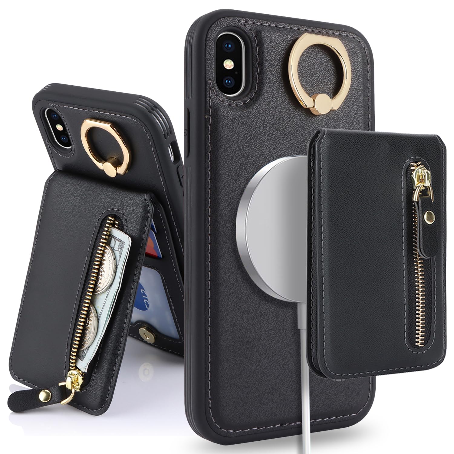 DEYHU iPhone Xs max case with Card Holder, iPhone Xs max Phone