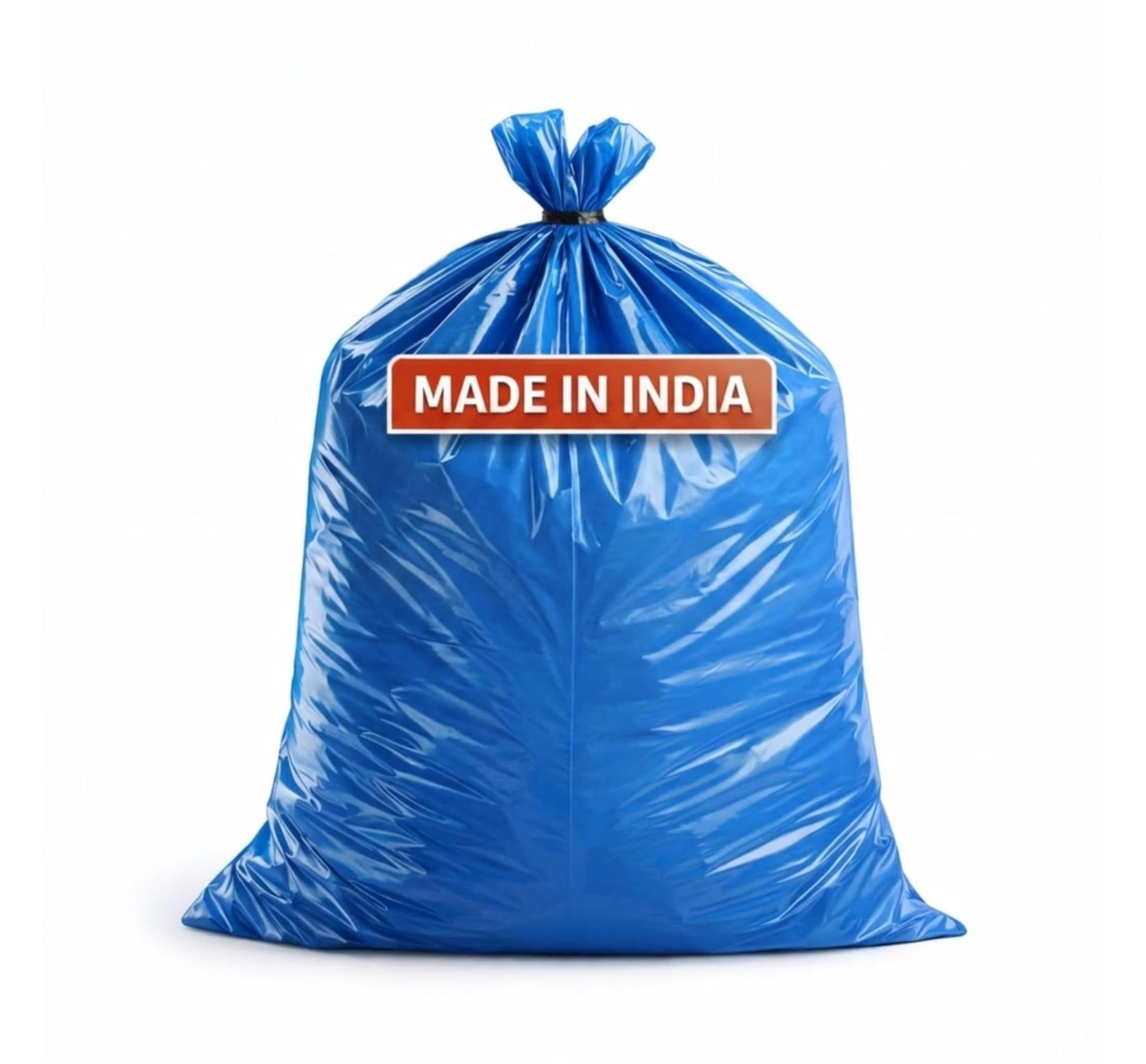 Large Trash Bags - 3 Rolls of 24x32 Blue Bags -2