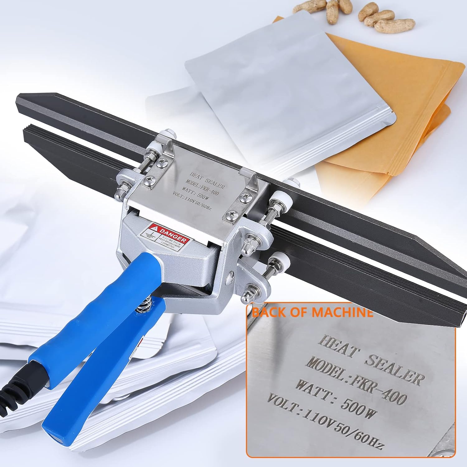 Buy Fanlocn Mylar Bag Heat Sealer, Crimp Heat Sealer, Integrated Type