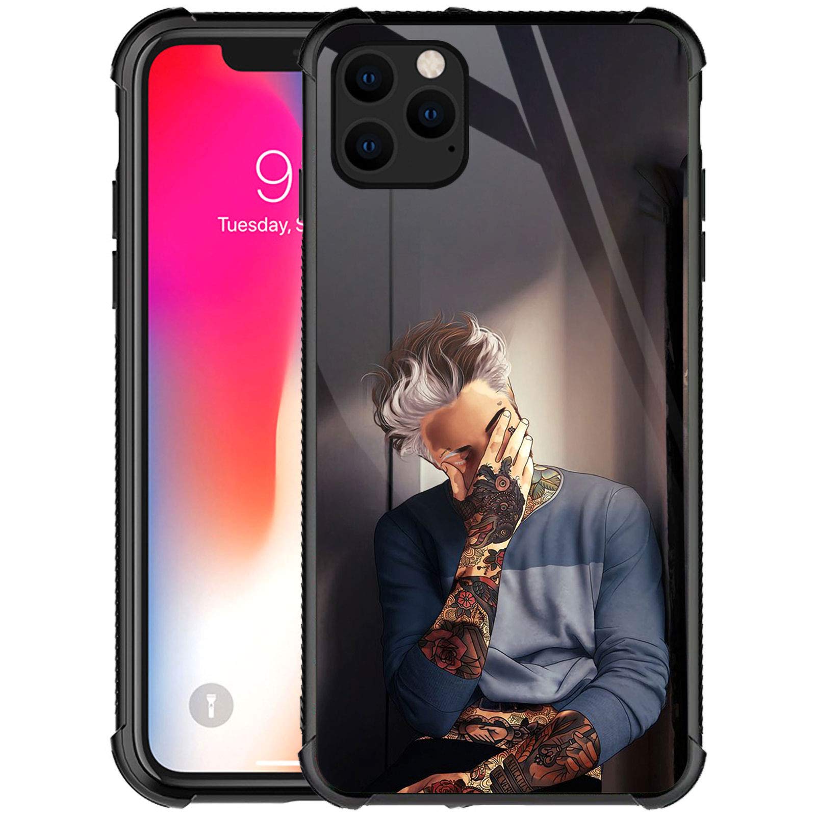 Amazon Com Carloca Iphone 12 Pro Max Case Cool Tattoos Boy Pattern Design Iphone 12 Pro Max Cases For Girls Women Boys Shockproof Anti Scratch Case For Apple Iphone 12 Pro Max Cell Phones