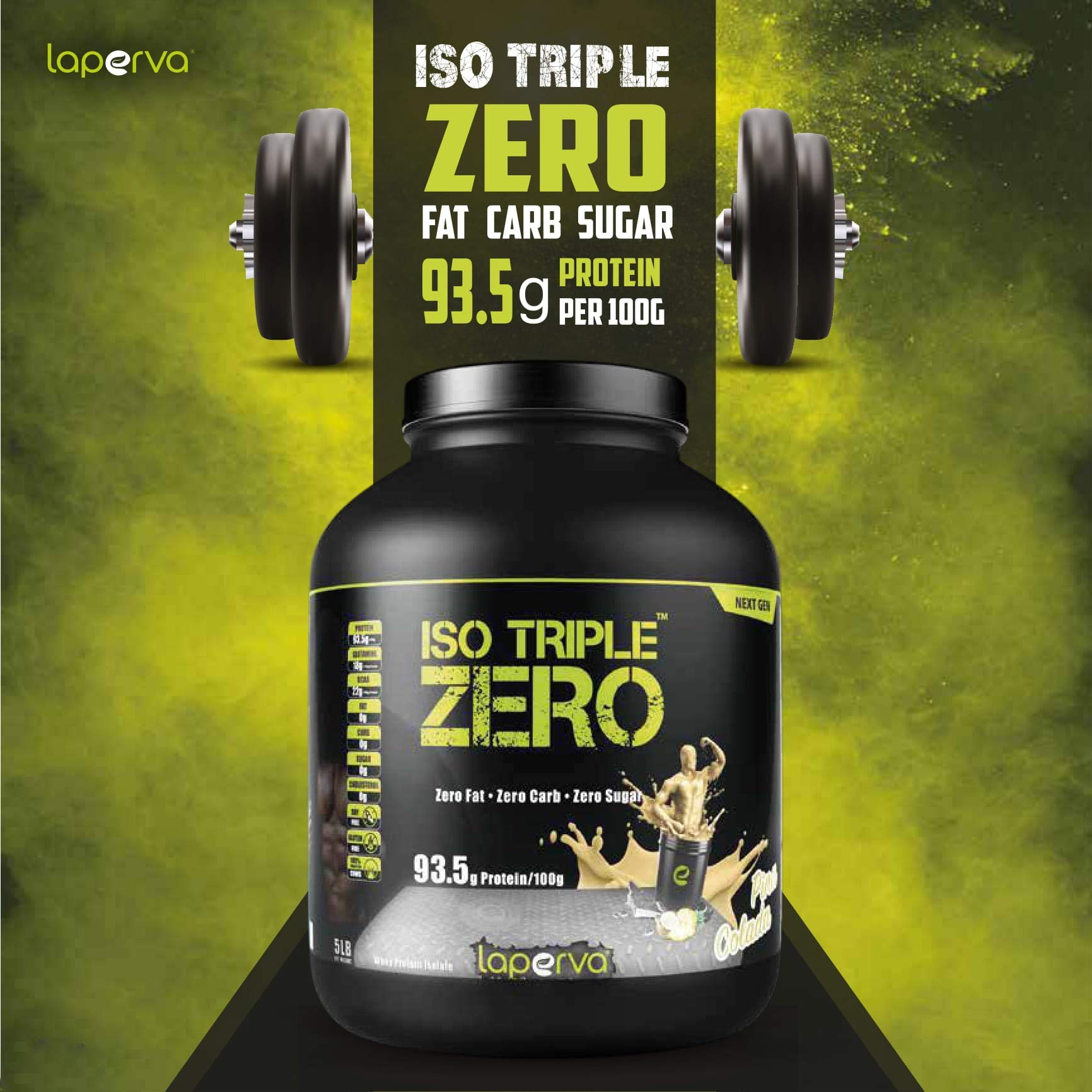Buy Isolated Whey Protein Powder laperva ISO Triple Zero Next