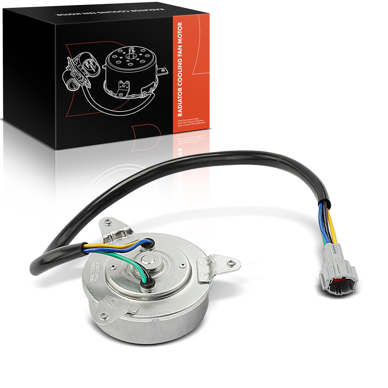 Frankberg Lüfter Kühlerlüfter Elektromotor 4-Polig Links oder Rechts Kompatibel mit G Stufenheck 3.5L 350 Z Coupe Z33 3.5L 350 Z Roadster Z33 3.5L Replace# 21487CD00A
