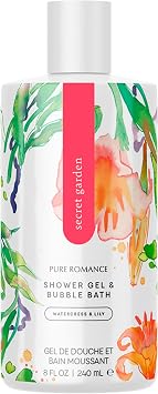 Pure Romance Shower Gel & Bubble Bath - Secret Garden