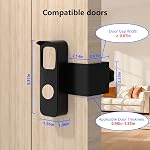 Blink Doorbell Mount, Anti Theft Blink Video Doorbell Mount, No Drill Door Mount for Blink Video Doorbell Camera, No Block Sensor & Night Vision & Weather Proof