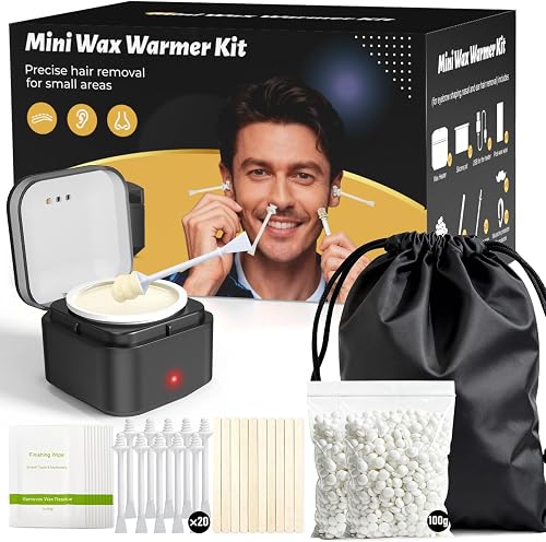 Nez Cire Oreille Homme: Mini Chauffe-Cires à Temp Cons Epilation