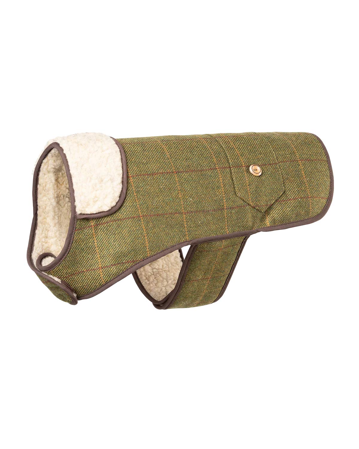 Rydale Country Pet Stylish Dog Coat Tweed Jackets Green Brown Winter Coat (12, Heathland) — image 1