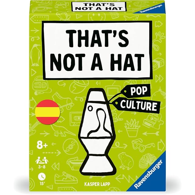 Ravensburger - That's Not a Hat - Pop Culture, Juego 8+, 3-8 Jugadores