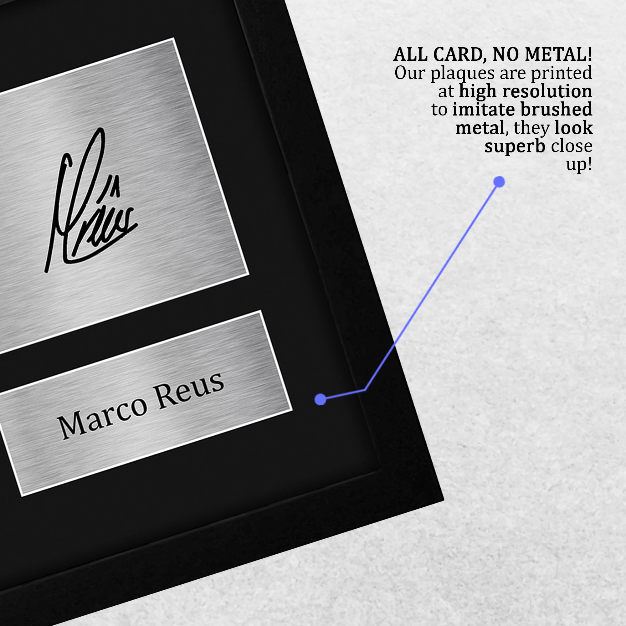 Amazon.com: HWC Trading Marco Reus Dortmund Framed Gifts Printed