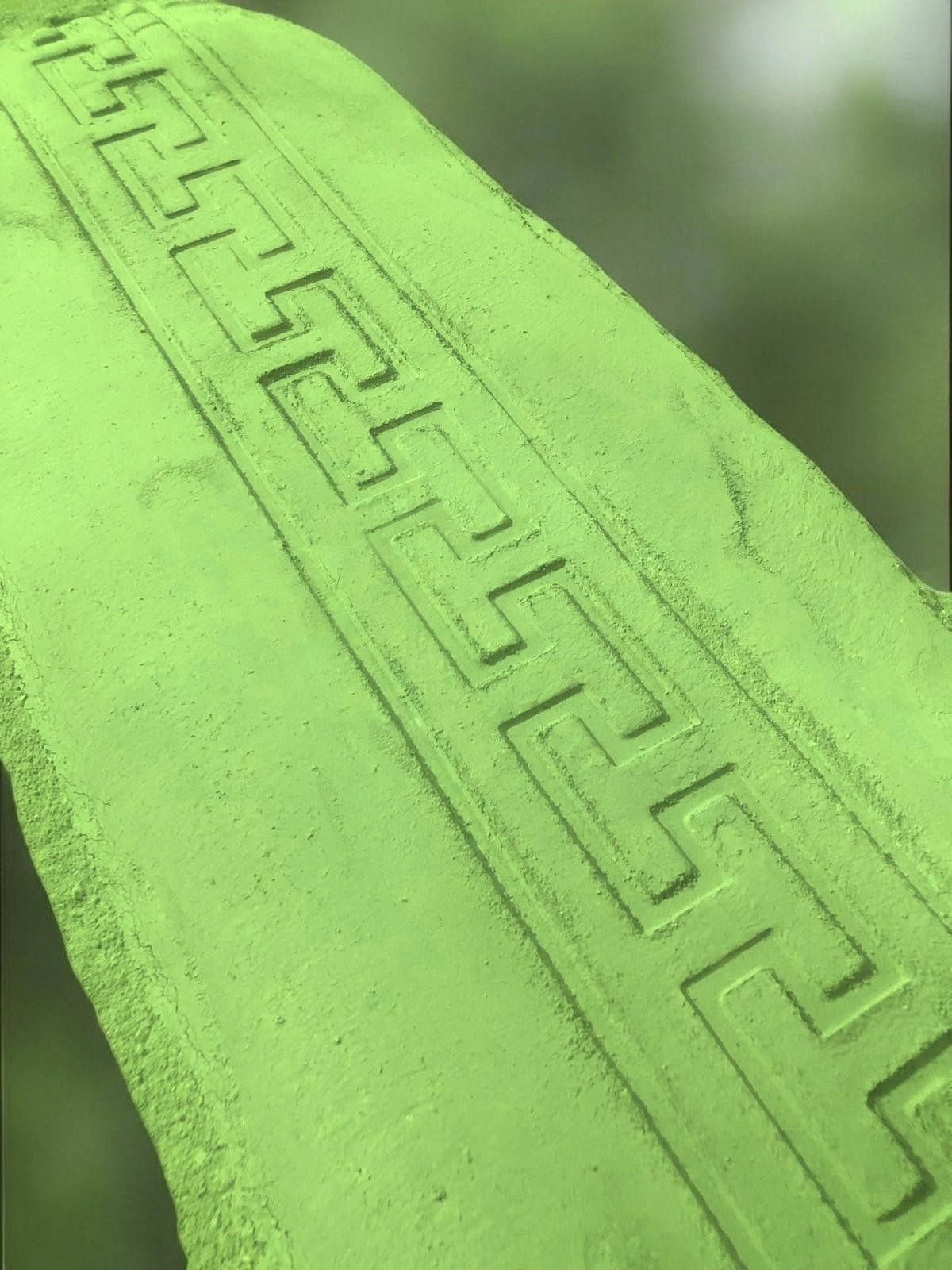 Forma do betonu z nadrukiem falbana tekstura Sparta 61x11,5 cm - Formy z nadrukiem betonu (ZESTAW 2 PÓŁO + 1 ELASTYCZNA)