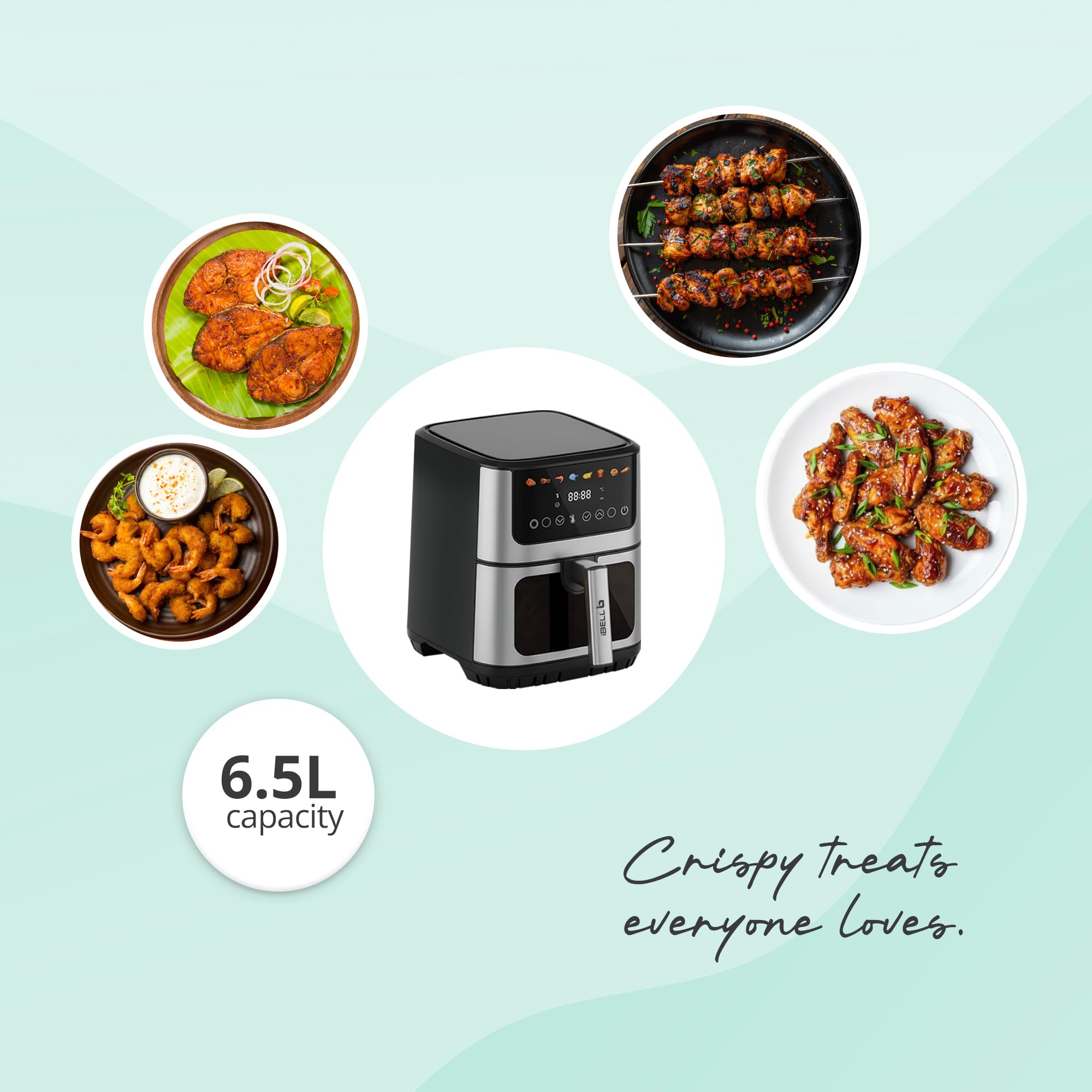IBELL Air Fryer - 6.5L Digital Touchscreen -3