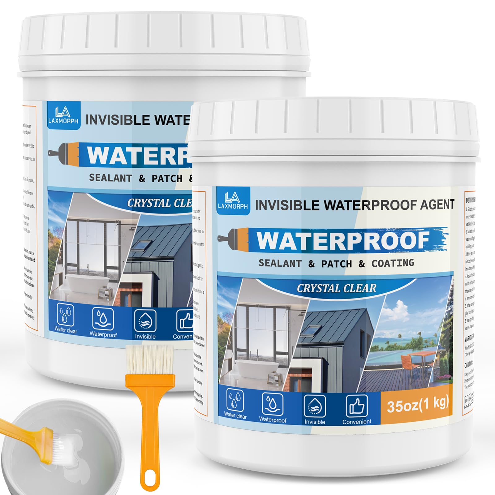 Transparenter Wasserdichter Beschichtungsmittel, Flüssige Versiegelung 2KG