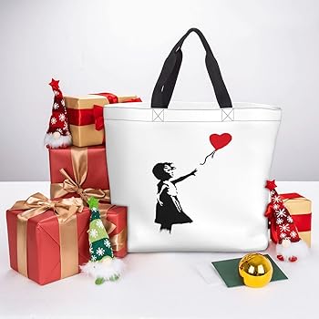Amazon | [LXYDL] トートバッグ Banksy バンクシー 風船少女