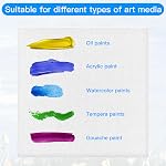 10 Packs Canvas for Painting, Blank Canvas Panels Board, Cotton Painting Panels for Acrylic, Oil Painting, Professional Artist(20x20cm)