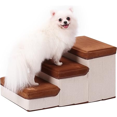 Amazon Lemondaドッグステップ 3段 犬 ペット用階段 踏み台 収納型ペットステップ 耐荷重kg 足腰への負担を軽減 怪我防止 安全 小型犬 ヘルニア 高齢犬 シニア犬 収納ボックス 組立ペットステップ 介護用品 Lemonda ステップ 通販 Amazon Lemondaドッグステップ 3段 犬 ペット用階段 踏み台 収納型ペットステップ 耐荷重kg 足腰への負担を軽減 怪我防止 安全 小型犬 ヘルニア 高齢犬 シニア犬 収納ボックス 組立ペットステップ 介護用品 Lemonda ステップ 通販