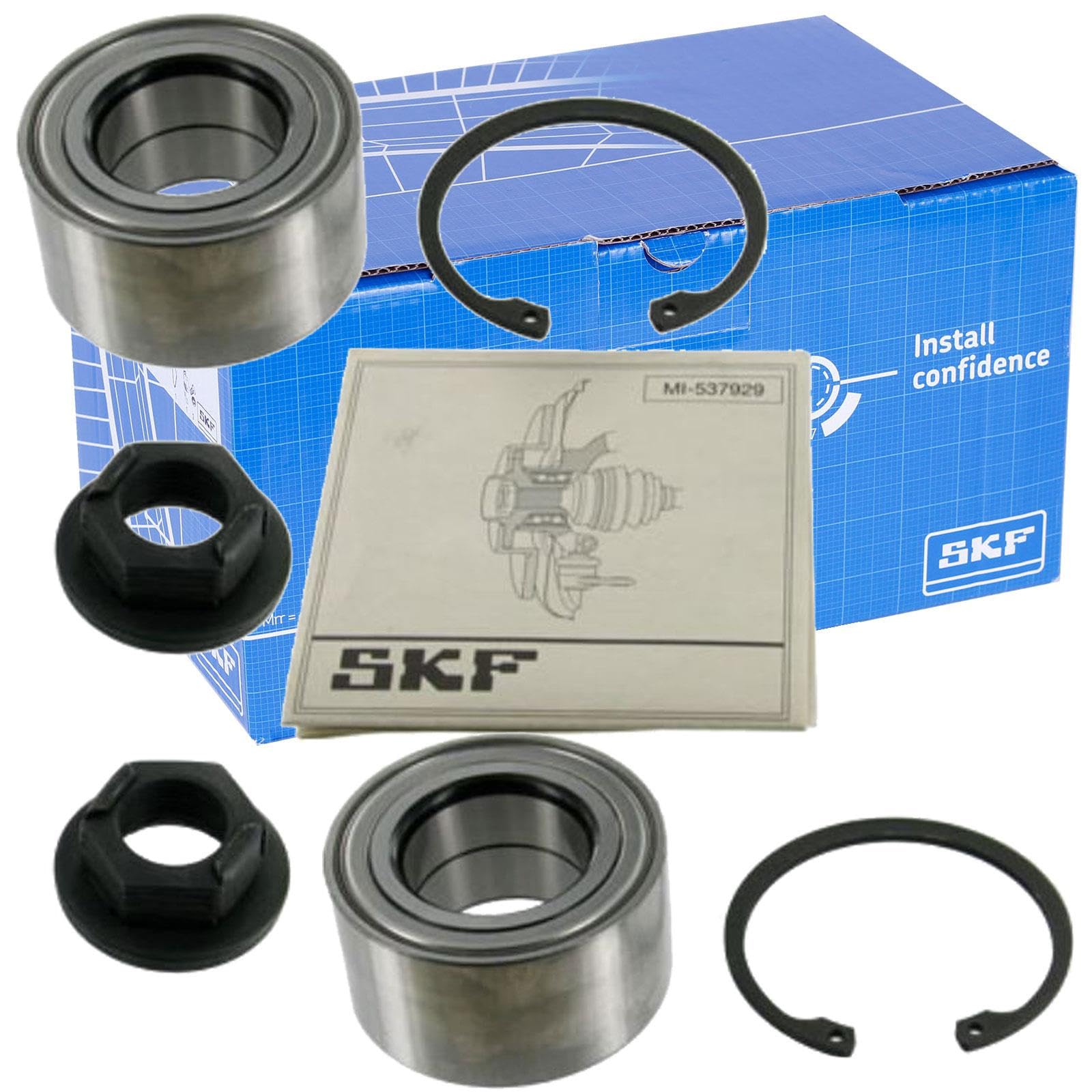 2x SKF Radlagersatz vorne | VKBA 3530 passend für Fiesta V Focus Fusion 2 (dy)