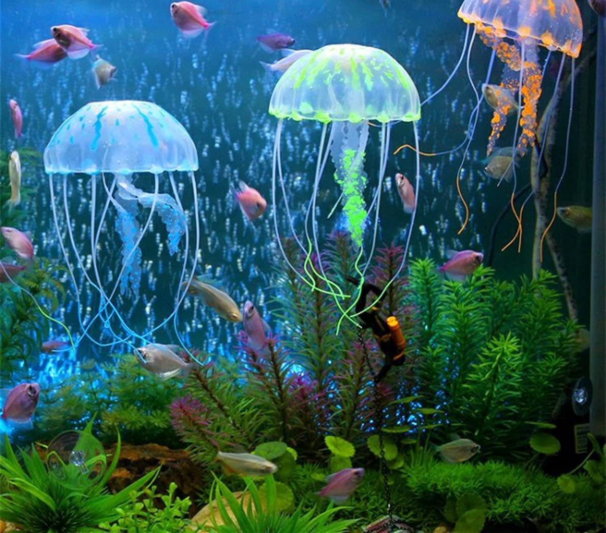 クラゲ　アクアリウム Amazon | Dzrige クラゲ アクアリウム 装飾 6x2インチ 人工
