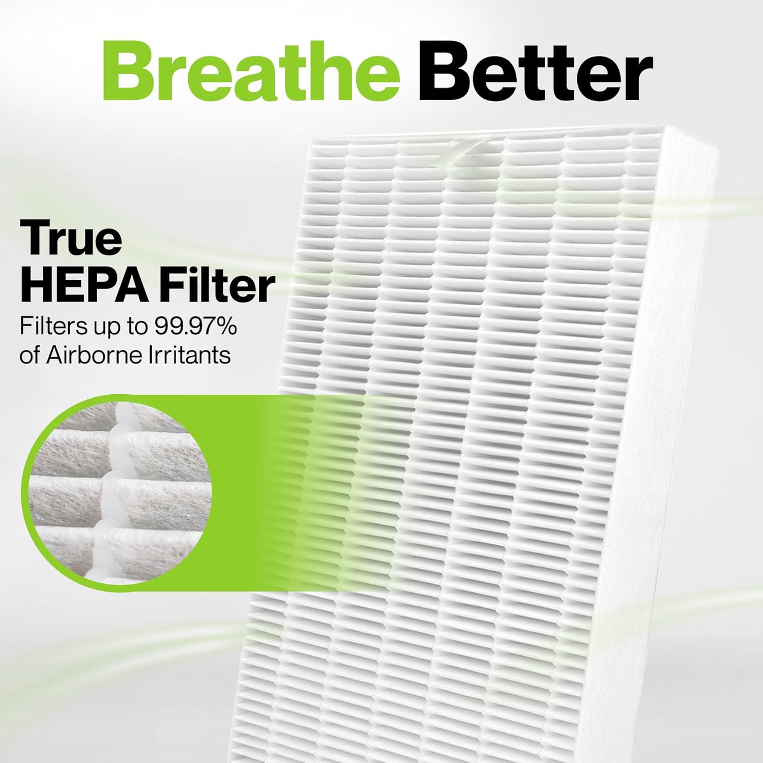 Durabasics 2 Pack of HEPA Filters Compatible with Honeywell Air Purifier Replacement Filters, Replacement for Honeywell Filter R, HEPA Filter R, HPA200, HPA 200, HRF-R1 & HRF-R2