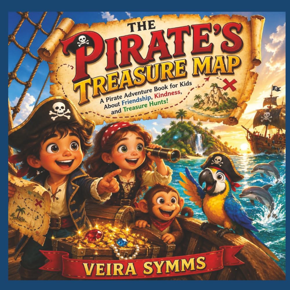 The Pirate’s Treasure Map: A Pirate Adventure Book for Kids About Friendship, Kindness, and Treasure Hunts (Ages 3–7).