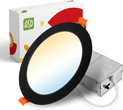 Miniatura 9 de ASD 1 paquete de iluminación empotrada inteligente LED de 6 pulgadas 15W, luces RGBW que cambian de color, compatibles con Alexa y Google Assistant,