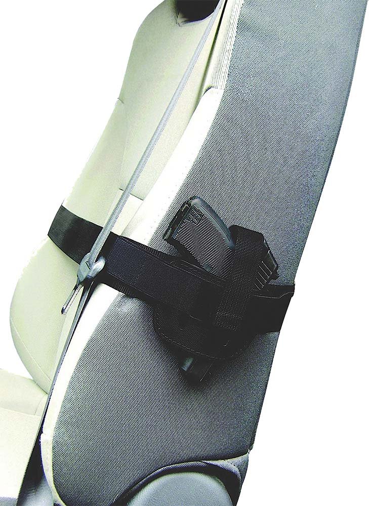 PS Products 036SH Concealed Carry Car Seat Holster- Frame, Black, Small to Medium