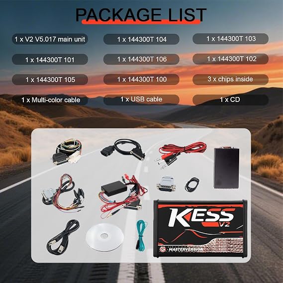 kess v2, Car Diagnostic Scanner Tool V5.017 ECU Diagnostic Programming Tool, Unlimited Token, Car Diagnostic Tool