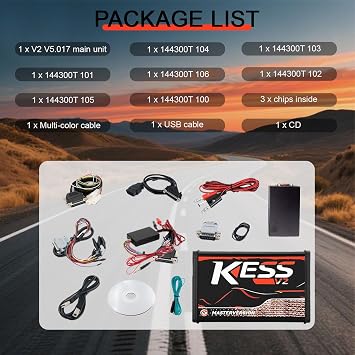 kess v2, Car Diagnostic Scanner Tool V5.017 ECU Diagnostic Programming Tool, Unlimited Token, Car Diagnostic Tool