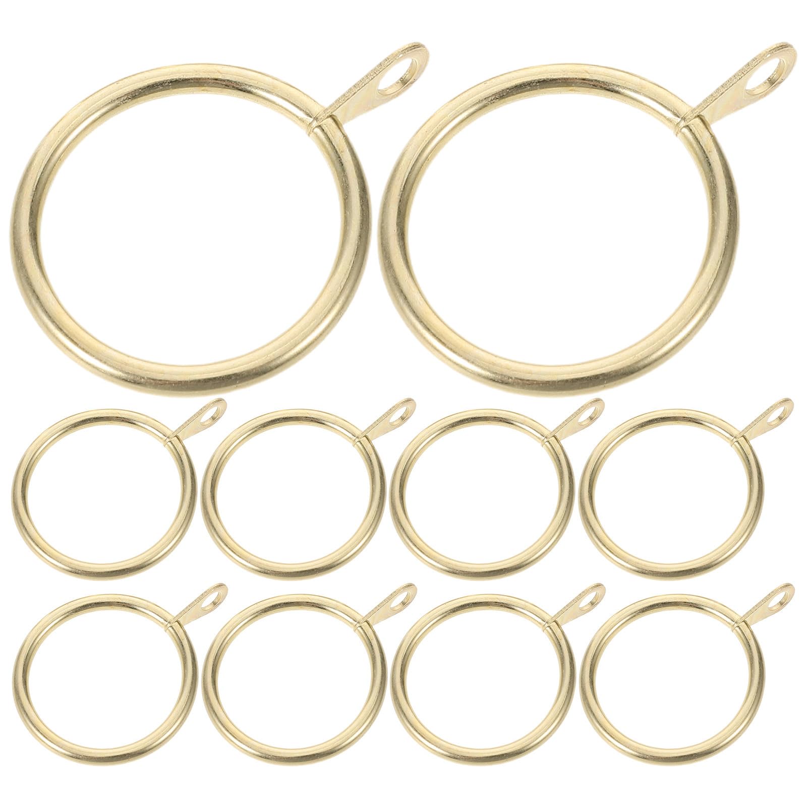 Anillas de cortina con ojales metálicas de 30 mm para colgar cortinas con pliegues, pack de 30