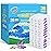 Effacera 36 Refills Disposable Toilet Bowl Paper Bulk Toilet Fresh Flushable Refills for Bathroom Toilet Brush Accessories Supplies Starter Kit (Lavender Scent)